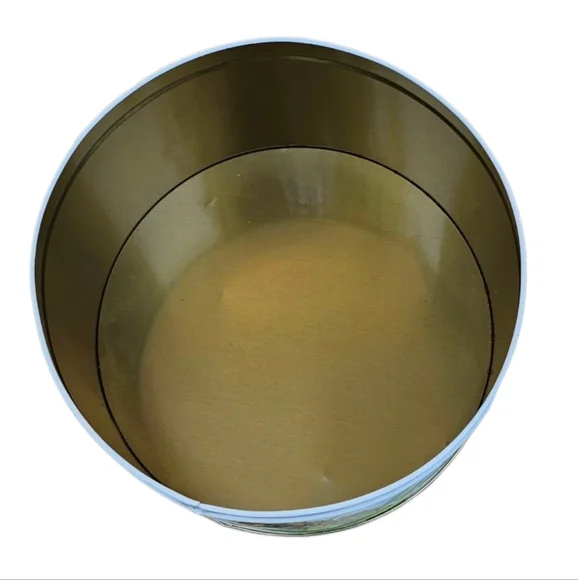 Vintage Tom Sturgis Pretzels Tin Butterfly & Flora Scenel Decorative - Picture 7 of 10